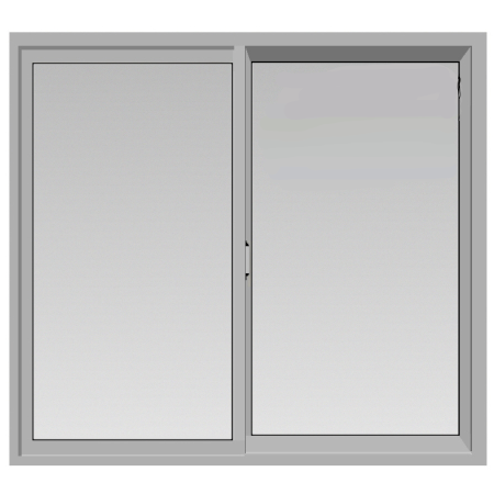 Ventana Aluminio 180x150 Vidrio Entero Mosquitero