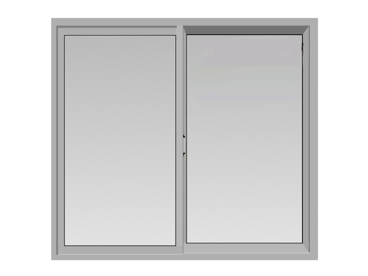 Ventana Aluminio 180x150 Vidrio Entero Mosquitero