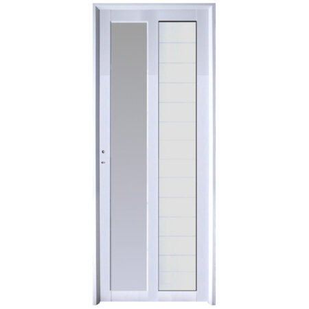 Puerta Aluminio 70x200 M520 Vidrio Lateral